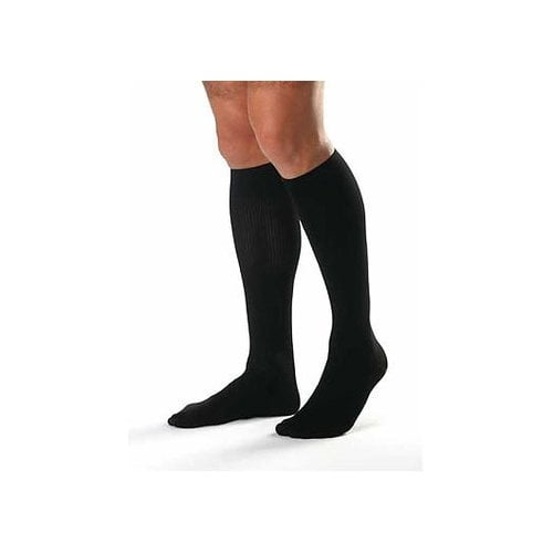 JOBST forMen Over The Calf Dress Socks Closed Toe 20-30mmHg (Brown) Medium