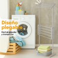 thumbnail image 4 of Tendedero Plegable de Acero Reforzado Portatil Secador Colgador de Ropa para Secar en Interiores y Exteriores Perchero Organizador De Ropa Resistente, 4 of 7