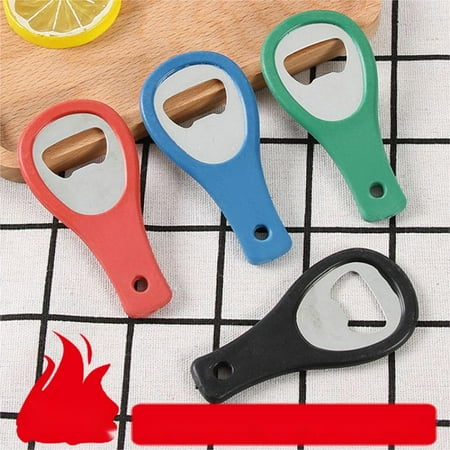 

1pc Beer Bottle Opener Portable Restaurant Household Beer Bottle Opener Hotel Bottle Opener Kitchen Gadgets Random Color
