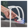 thumbnail image 4 of Creative All Copper Basin Faucet, Bathroom Toilet Under Basin Vanity Faucet, Hot And Cold Water Faucet White Chrome ,Versatile Features, 4 of 7