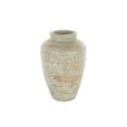 thumbnail image 6 of DecMode 15" Antique Style Textured Patina Brown Ceramic Vase, 6 of 9