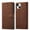 Brown, variant on Case for iPhone 14 Plus Wallet Case with Card Holder Premium Leather Flip Cover Magnetic Closure Case Shockproof Pure Color Cover Kickstand Card Slots Case for iPhone 14 Plus, Black