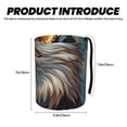 thumbnail image 3 of Naloa Surreal Bald Eagle Gentleman Car Trash Can Garbage Car Accessories Trash Can Car Waste Bin for for Driver and Passenger Any Vehicle, 3 of 7
