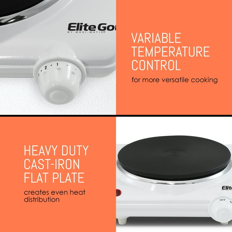Elite Cuisine Single Flat Burner Hot Plate, Specialty Appliances, Furniture & Appliances