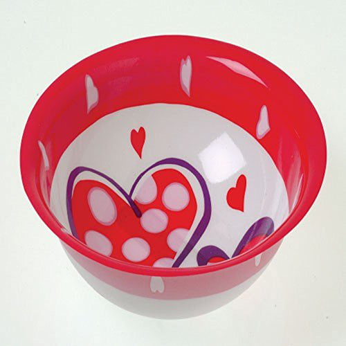 Red sparkly mini resin bowl Valentine’s Day