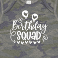 thumbnail image 4 of Inktastic Birthday Squad Cute Balloons and Hearts Boys or Girls Baby Bodysuit, 4 of 5