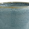 thumbnail image 4 of DecMode Dark Blue Ceramic Indoor Outdoor Planter, Set of 3 8", 6", 5"H, 4 of 8