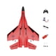 thumbnail image 2 of Avión RC EVA de control remoto, avión de 2 canales, juguetes voladores para exteriores, anticolisión Rojo, 2 of 9