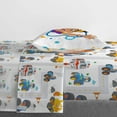 thumbnail image 3 of Moonbug Blippi How Does This Work 3 Piece Crib/Toddler Size Kids Sheet Set, 3 of 4