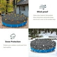 thumbnail image 1 of Cubierta para piscina para perros de 48 pulgadas, cubierta portátil redonda plegable para piscina para niños con material de tela Oxford y diseño de cordón, impermeable y a prueba de polvo, color, 1 of 7