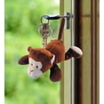 Puzzled Monkey Plush Keychain Stuffed Animal Toy 4 inches