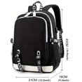 thumbnail image 4 of Flamingo-Patterned Large Capacity Casual Backpack with USB Charging Port - Perfect for Outdoor Travel!, 4 of 5
