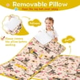 thumbnail image 3 of Shepherd Dog and Flower Floral Toddler Nap Mats for Kids Preschool,Sleeping Mat Bag or Kids,Toddler Sleeping Bag,Toddler Nap Mat or Daycare, 3 of 6