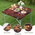 thumbnail image 4 of Decorative Bohemian Flowers Design Table Cover with Stretch Fit, 4 of 6