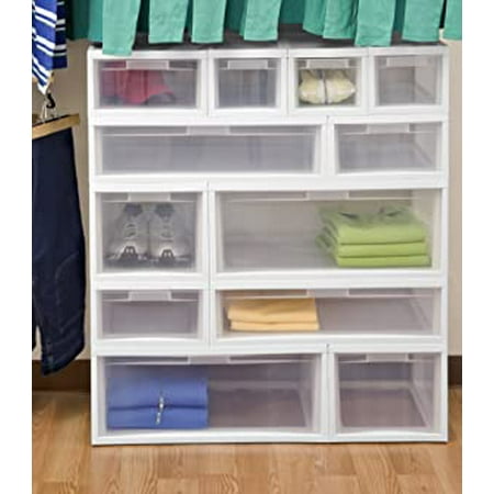 Sterilite Large Tall Modular Drawers- White (Available in Case of 3 or Single Unit)