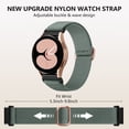 thumbnail image 5 of GEAK 20mm Stretchy Nylon Bands Compatible for Samsung Galaxy Watch 7 6 5 4 Active 2 40mm 44mm/Watch 5 Pro 45mm/Watch 6 Classic 47mm 43mm/Watch 4 Classic 46mm 42mm/Watch 3 41mm/Watch 42mm/Active 40mm, 5 of 7