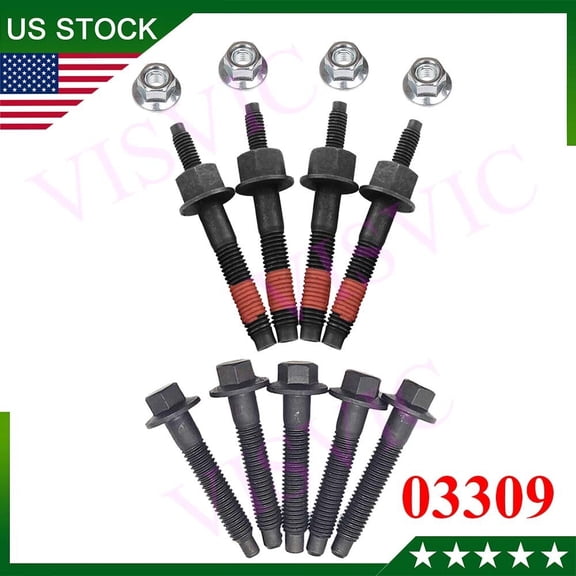 HEMI EXHAUST MANIFOLD BOLTS KIT FOR CHRYSLER DODGE 09-13 RAM 1500 2500 3500 5.7☆