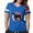 Royal Blue, variant on CafePress - Giantschnauzerpatriot Women's Football T Shirt - Womens Football Shirt