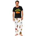 thumbnail image 3 of Family Matching Halloween Pajamas Set - 2 piece Pumpkin Short Sleeve Top & Pants Sleepwear,Halloween Night Pjs for Family Matching Holiday Party Outfit for M Pjs, 3 of 8