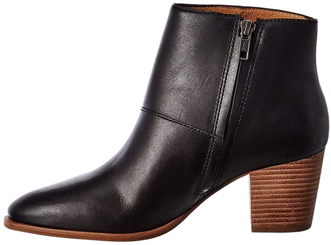 Madewell Becca Heeled Leather Bootie 
