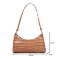 thumbnail image 2 of Bolsa de mano de moda para mujer de mano informales con cremallera para compras diarias viajes de ocio JShteea Para Estrenar, 2 of 8