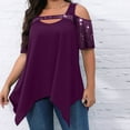 thumbnail image 5 of Aboser Sparkly Sequin Shirts Women Plus Size Party Tops Elegant Cold Shoulder T Shirt Flowy Scoop Neck Blouses for Ladies Night Out Evening Party Shirts Trendy Shimmer Glitter Blouse Tops, 5 of 9