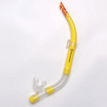 Wahoo Shorts - National Geographic™ Snorkeler Wahoo S Semi Dry Top Snorkel with Purge, Standard Size - One size Fits Most, Yellow (20570)
