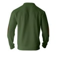 thumbnail image 6 of Qingpeng Pullover Sweatshirt for Men Long Sleeve Solid Tops 1/4 Button Stand Collar T-Shirt, 6 of 8