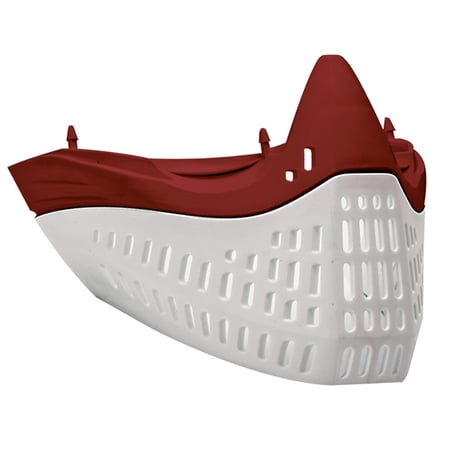 Empire E-Flex / JT ProFlex Goggle Faceplate - White Skirt / Red Nose