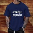thumbnail image 6 of Razzly Men's Graphic T Shirts Casual Short Sleeve Tee Comfortable Summer Round Neck Top for Daily Wear with Unique Print(Dark Blue,L), 6 of 6