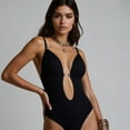 thumbnail image 2 of Joyshaper Women Tummy Control Backless Bodysuit Plunging Deep V-Neck Strapless Bodysuit, 2 of 6