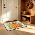 thumbnail image 4 of Qjidjing Thanksgiving Pumpkin Doormat 15.75×23.62inch, Non-Slip Washable Outdoor Mat Fall Harvest Rug for Porch Kitchen Entryway Decor, 4 of 6
