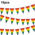 thumbnail image 3 of Banderín del orgullo del arco iris, banderín del orgullo gay, banderín para bar, fiesta al aire libre, decoraciones de jardín, 3 of 5