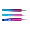 thumbnail image 3 of ANGGREK Décapant à Tête Noire, Outils de Décapant à Tête Noire 3pcs avec Tête Droite en Acier Inoxydable, Tête Incurvée, Pointe Inclinée Clips, Kit d'Outils de Popper, Kit d'Extraction d'Outils, 3 of 8