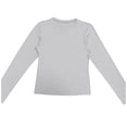 thumbnail image 4 of Kaprioy Womens Ribbed Long Sleeve Crewneck Casual Slim Basic Shirts Fitted Knit Fashion Tops For Fall and Winter(S-3XL), 4 of 4