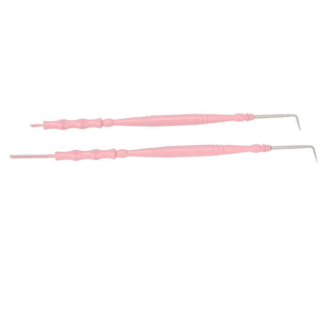 Lash Lift Rod, Bamboo Joint Shape Handle Eyelash Perm Tool Reusable For Cosmetic Colorful,Pink