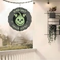 thumbnail image 6 of Stylish Metal Hanging Wind Spinners & Chimes - Hypnotic Pumpkin Design with Butterflies for Yard & Garden Decor, 6 of 6