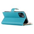 thumbnail image 2 of Funda cartera GANGXUN para iPhone 14 , cuero PU con tarjetero, cremallera, correa de mano, soporte y protección 798°, 2 of 6