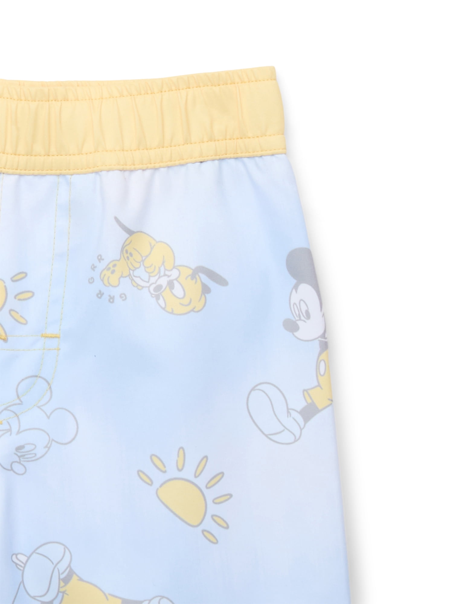 Mickey Mouse Baby Boys Rashguard and Swim Trunks Set, 2-Piece, Sizes 12M-24M