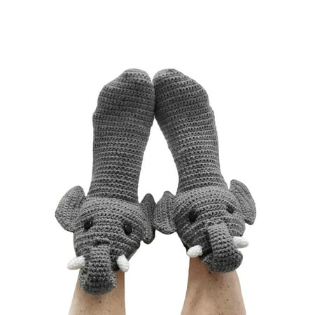 

Funny Socks Knit Animal Alligator Socks Men Women Whimsical Crocodile Shark Thick Socks Cute Knitting Cuff Winter Warm Socks