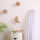 thumbnail image 4 of Wooden Wall Hook 4PCS Self Adhesive Decorative Wardrobe Hooks Star Moon Shape,Hanging Clothes Hat Scarves,for Bedroom Living Room, 4 of 4