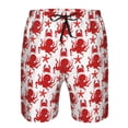 thumbnail image 3 of Fotbe Octopus Trajes de Baño Estampados para Hombre, Shorts de Verano de Secado Rápido, Ropa de Playa, Bañadores-3X-Large, 3 of 6