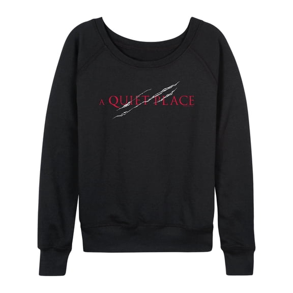 A Quiet Place - Movie Poster - Women's French Terry Pullover Sweatshirt