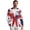 Abstract Stripe Pattern, variant on Cartoon Dinosaur Lightweight Coat, One Button Suit Jacket Slim Fit Polyester Suit Separates Coat for Casual