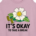thumbnail image 3 of Instant Message - It's Okay To Take A Break - Women's Racerback Tank Top, 3 of 6