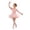 00-Light Pink146, variant on Lullu Girls Ballet Dance Dress Long Sleeve Stretch Leotard Tutu Dress, Sizes 3-16