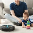 thumbnail image 6 of ZPL Robot Vacuum Cleaner, 1800Pa Suction Power, 100 Mins Runtime, Wi-Fi/APP, Automatic Self-Charging Robotic Vacuum Cleaner for Low Carpet, Pet Hair, Hard Floors, 6 of 7