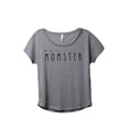 thumbnail image 1 of Thread Tank Momster Women's Relaxed Slouchy Dolman T-Shirt Tee Heather Grey Small, 1 of 4