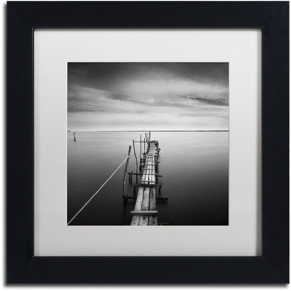 Moises Levy 'Direction' Matted Framed Art