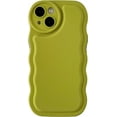 thumbnail image 6 of Solid Color Curly Wave Frame Soft Compatible with iPhone Case (Black,iPhone 13 Pro Max), 6 of 6
